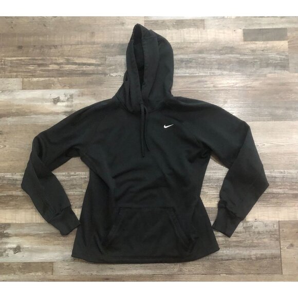 Nike Tops - Nike Therma Fit Womens Medium Black Hoodie Sweatshirt Pullover